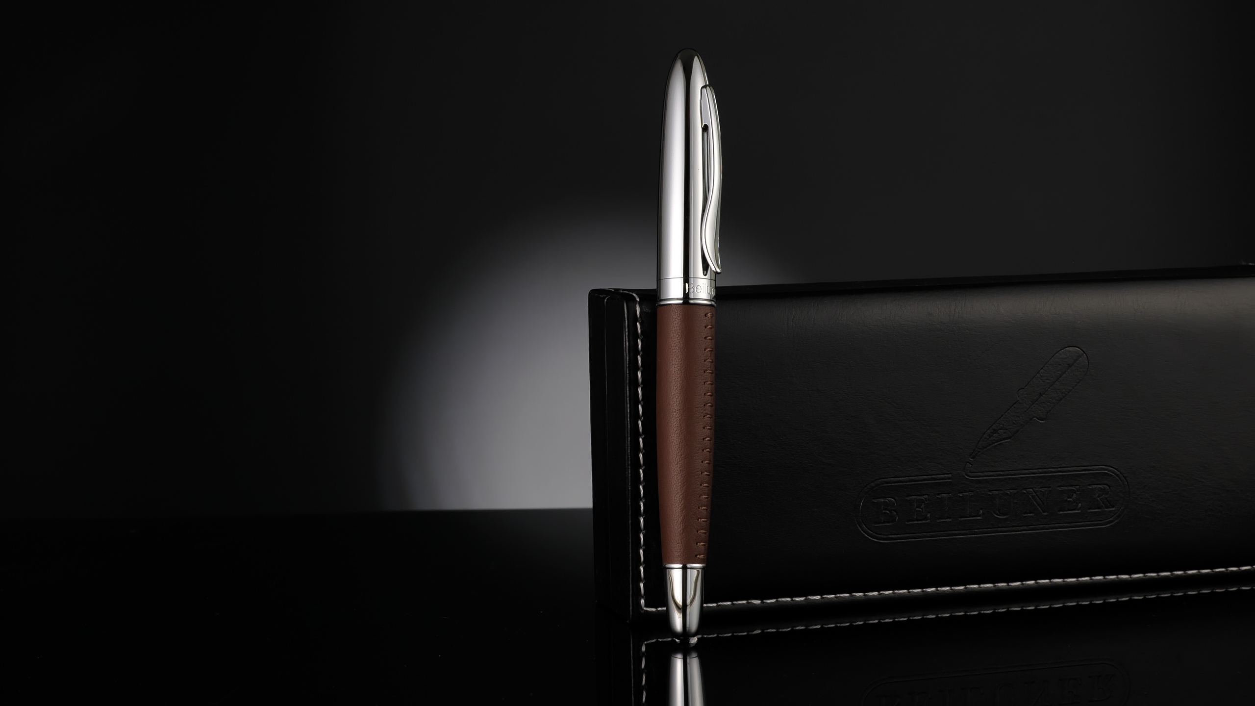 Amazon.com: BEILUNER 318 Luxury Leather Pen, Full Grain Oil Tan